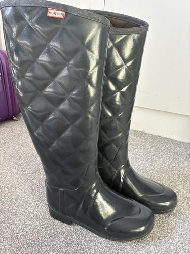 Hunter women black quilted - hunter,