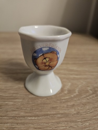 Vintage porcelain egg cup - porcelain,