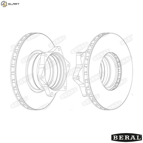 Brake disc bcr165a for - disc,