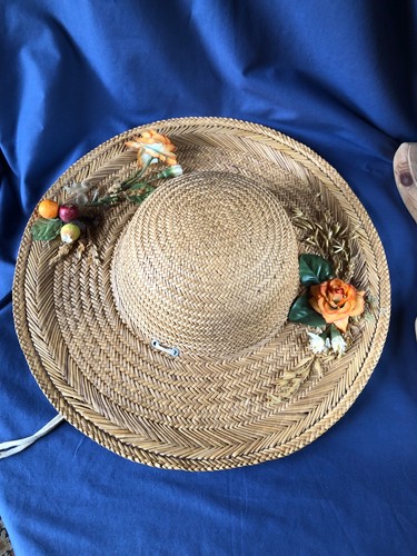 Antique 1940s 50s french - antique, straw