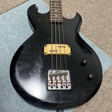 Aria Pro II Electric Bass Guitar CSB-380 Matsumoku Black Used From Japan
