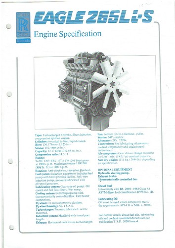 Rolls royce perkins - royce-perkins, eagle