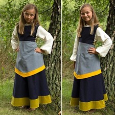 Childs Medieval Grey Apron -