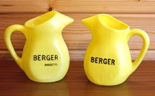 2 x VINTAGE 18cm Berger Water