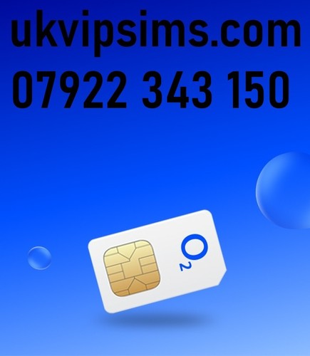 Vip sim card fast post - o2, post!