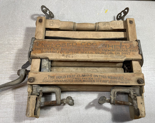 Antique clothes wringer cog - antique,