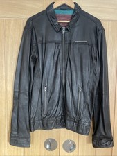 Superdry brown leather jacket - superdry,
