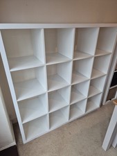 IKEA Kallax 4x4 Shelving Unit 147cm x 147cm White