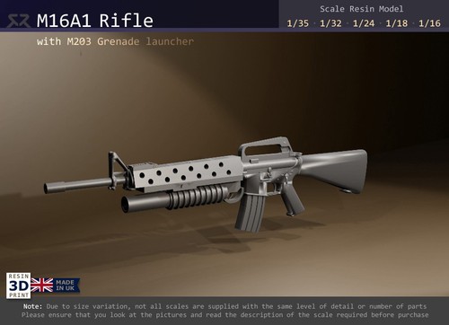 M16a1 with grenade - (m16, a1)
