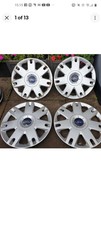 Set of Genuine Ford Fiesta & Fusion 15" Wheel Trims Hub Caps x4 Connect
