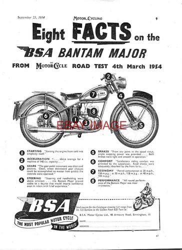 1954 advert for bsa - advert,