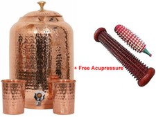 8 Ltr Hammered Pure Copper