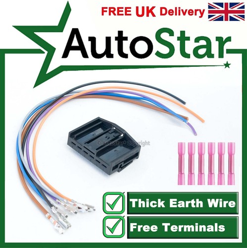 Rear light plug connector - rear,