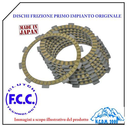 Fcc clutch disks kit - disks, lined
