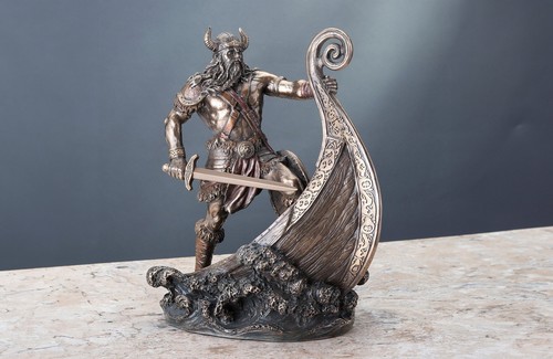 Norse viking warrior longship - norse,
