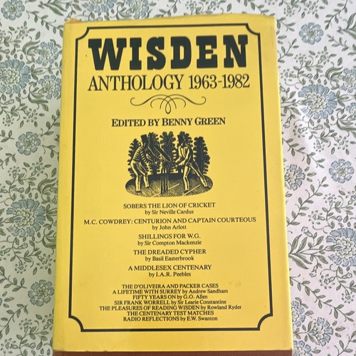 Wisden anthology 1963 1982 - anthology, 1963-1982