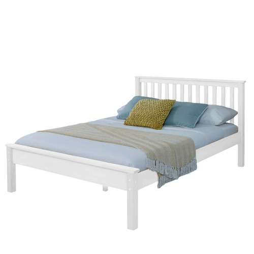 4ft small double bed white - small,