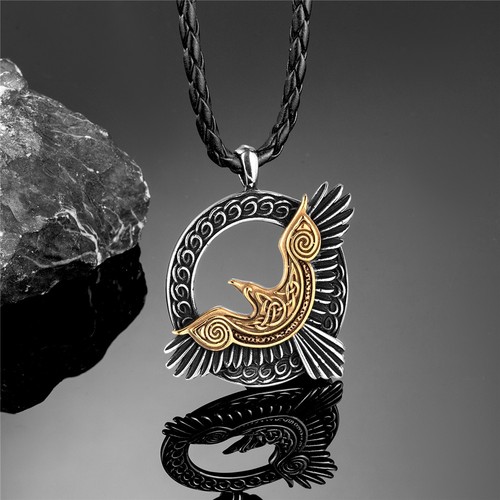 Men viking raven eagle - viking,