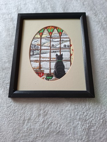 Beautiful framed tapestry home - framed,