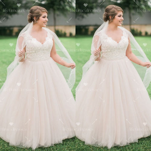 Plus size wedding dresses - wedding, a