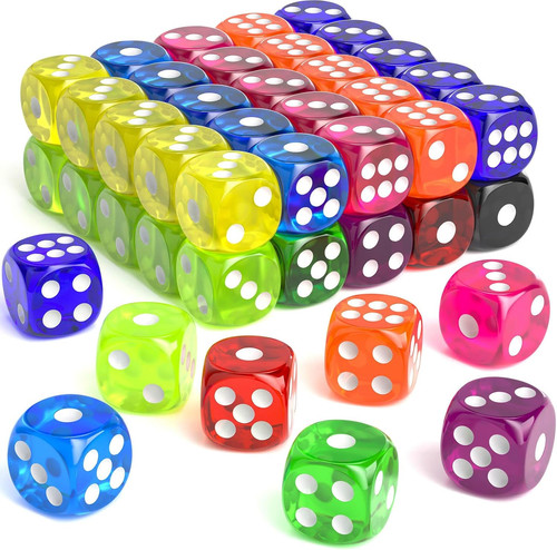 Pieces dice set - pieces, 16mm