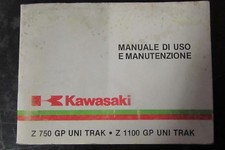 1983 KAWASAKI Z750 Z1100 OWNERS MANUAL Z 750 1100 GP ITALIAN USO E MANUTENZIONE