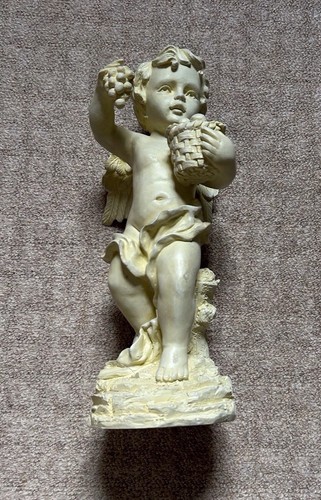 Resin cherub angel winged - resin,