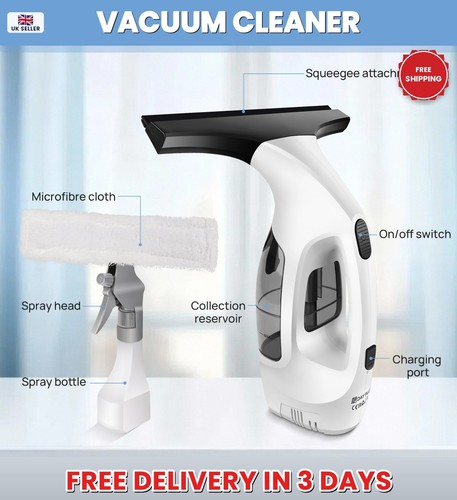 Cordless window vacuum cleaner - cordless,