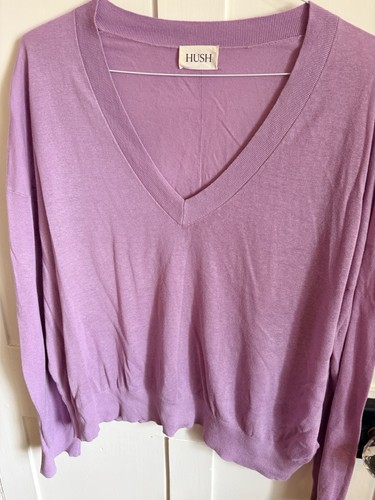 Hush oversized lilac jumper - hush,