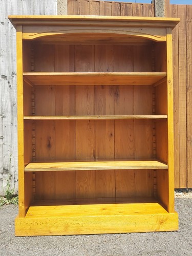 Large solid oak - , bookcase