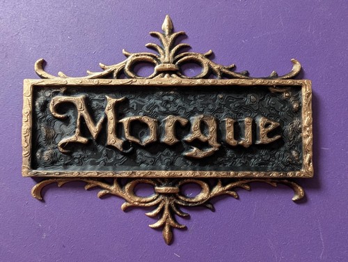 Hand painted gold - hand, morgue