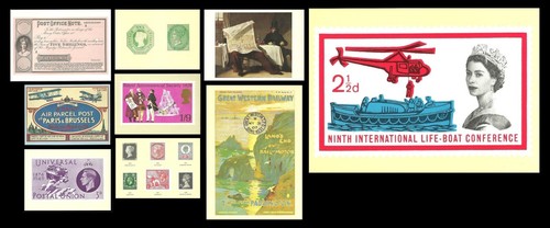Postal musuem postcards - gb,