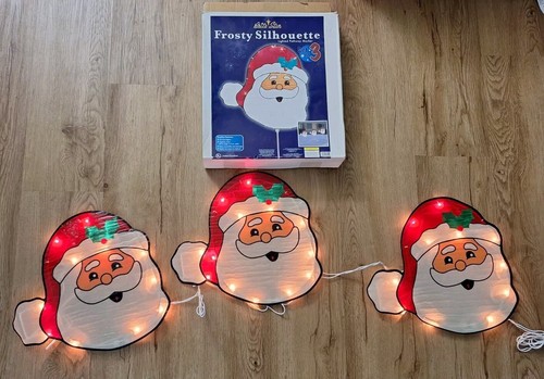 Lighted pathway marker santa - pathway,