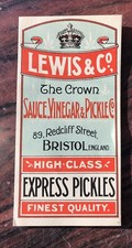 Genuine OLD BRISTOL PICKLE JAR
