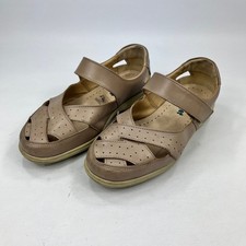 Cosyfeet Women's Beige Leather