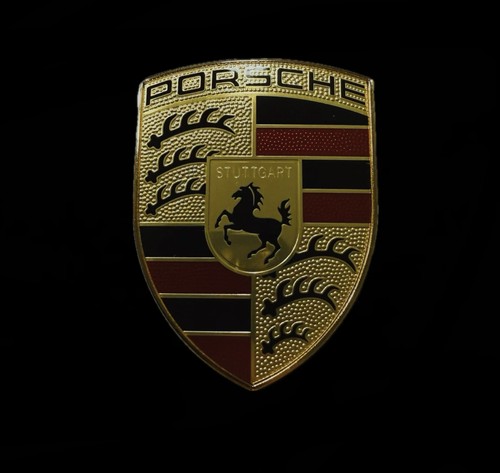 Porsche 911 car bonnet crest - porsche,