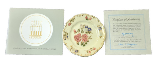 Franklin mint miniature plates - mint,
