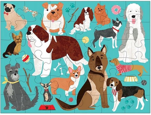 Mudpuppy dog jigsaws 36pc - mudpuppy,