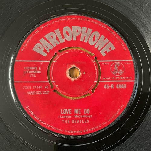 Beatles red label love - label,