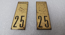 Vintage Original Genuine  Celestion Ditton 25 Speaker Badges Pair – Mk1 BRASS