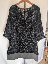 Cotton Traders Paisley Burnout