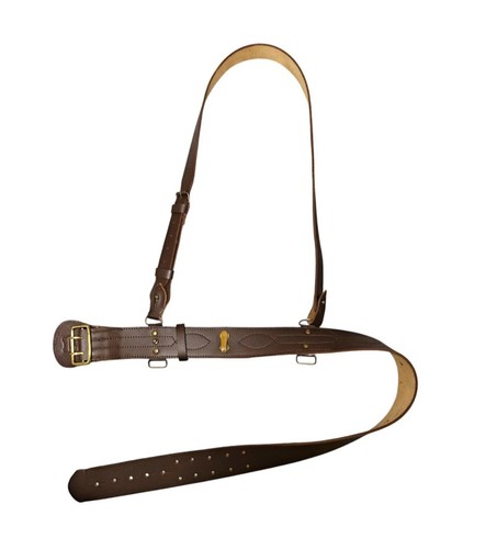 Sam brown belt genuine leather - sam,