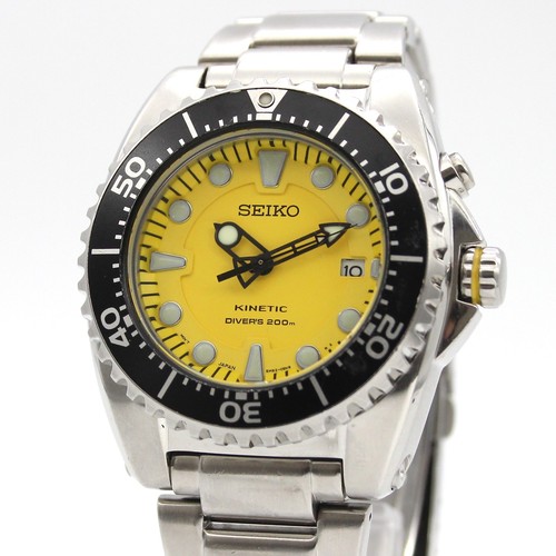 Rare yellow seiko - seiko, kinetic