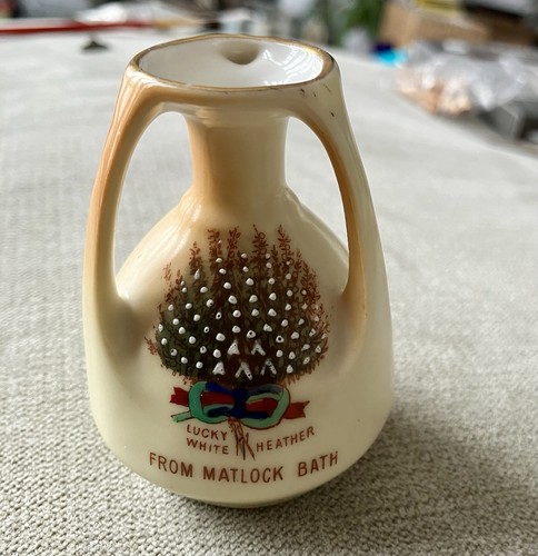 Vintage lucky white heather - “lucky,