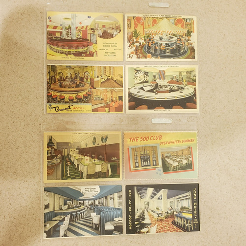 Vtg hotel cocktail lounge tiki - vtg,