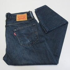 Levis 504 Men’s Regular Fit Straight Leg Blue Jeans W30 / L27 SKU Y04242