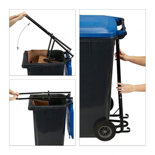 Wheelie bin rubbish compactor - wheelie,