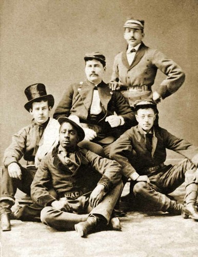 1865 1870 group firemen old - 1865-1870,