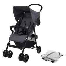 Puggle Holiday Luxe Slate Grey Pushchair Buggy Pram with Rain Cover - Brand New