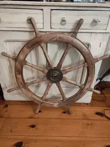 Brass ship boat - brass, vintage